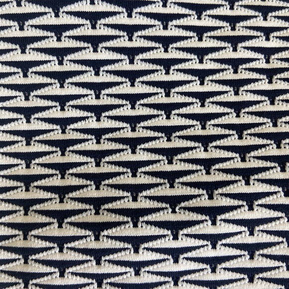 White and many blue onia swimsuit - Picture 2 of 4